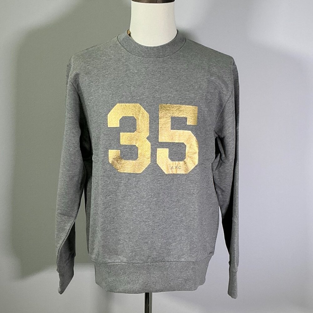 A.P.C. Carolina Men's Size M Grey Sweater NWT